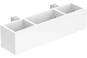 VitaliSpa Étagère pour lit, Blanc/Blanc, 60 x 15 cm