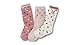 Colourful Baby World Girls Kids Socks 3-pack Pink Strawberry Stripe Age 1 to 7 (3-5 years old, A)