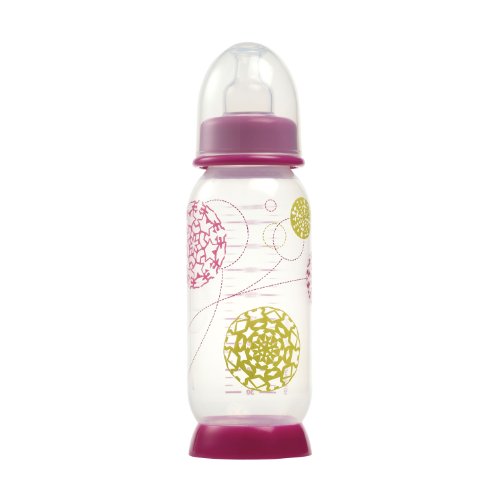 Beaba Trendy Themes Glass Feeding Bottle with 250 ml Capacity (Gipsy)
