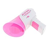 1 x cambiador de voz Mini Megáfono Cabiador de Voz 7 Modos Juego Divertido para Bebés Niños para Cultive Vocalización - Rosado