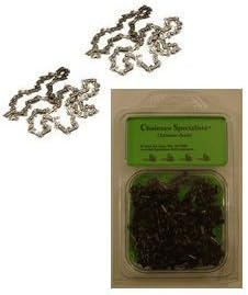 Pack of 2 chainsaw chains for Husqvarna models 365 and 570 chainsaws {Chain size:24" 84 drive links}