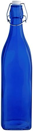 Quid colortonic – Bottle with Stopper Square, 1 L blue