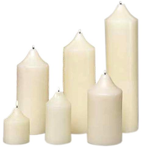 Preisvergleich Produktbild DRAGIMEX 10474 Landhauskerze 10x20cm creme