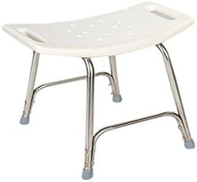 HJHY® Shower chair, Thickening stainless steel Old man Pregnant women Bathroom Stainless steel Shower chair Sturdy waterproof