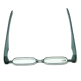  EnzoDate Podreader plegable de lectura gafas de presbicia gafas, lector de Mini Pocket, (Fuerza + 1,0, Marina de guerra)