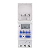 temporizador timer 12vdc programable 【Alta calidad】: la carcasa está hecha de plástico duro duradero de alta calidad para un uso duradero y una vida útil prolongada, punto recargable incorporado de 1.2V / 40mA, chip de alta precisión, de grado industrial, fuerte anti-jamming