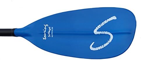 Recreational Touring Paddle split version, with asymmetrical blades, light, stiff and high-strength Duralight touring blades. Schlegel Paddles made in Germany. - 230cm - 30°