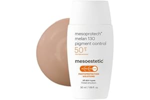 Mesoestetic Mesoprotech Melan 130 Pigment Control SPF50+ Sonnencreme für das Gesicht mit sehr hohem Lichtschutz, geeignet für Haut mit Pigmentunreinheiten