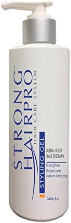 Strong HairPro Gel Styling Gel For Men/Women, 8 Ounce