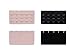 Bundle Monster 10pc Women Adjust Polyester Bra Clip Extender Mix Size Wide Straps Multi Color Set - 3