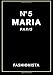 Produktbild No 5 Maria Paris Fashionista Notebook: A Personalized Name Notebook for Fashion Lovers (Cute Journals and Journals for Women and Teen Girls Who Love Fashion)
