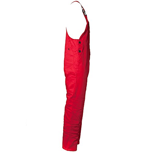Planam Cargo-Latzhose „BW 290“ Größe 27, 1 Stück, mittelrot, 173027 - 3