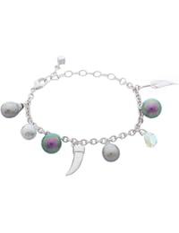 Misaki brazalete perlas de plata QCRBCRUELLACH señorías EIA: 185, Nuevo 5519