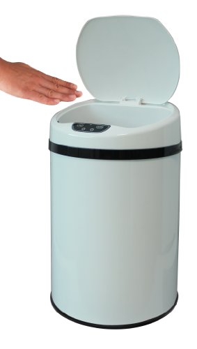 Echtwerk EW-BE-0269 Infrarot Badabfalleimer, 9 L, Weiß - 6