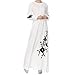 Produktbild Malloom® Muslim Dubai Kleider für Frauen Islamischen Kleid Islamische Kleidung Muslimische Kaftan Rayon Gewand Jalabiya