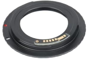 EPPOBRAND Lentes M42 a EOS EF/EF-s adaptador para cámaras Canon con AF confirmar (con chip AF)