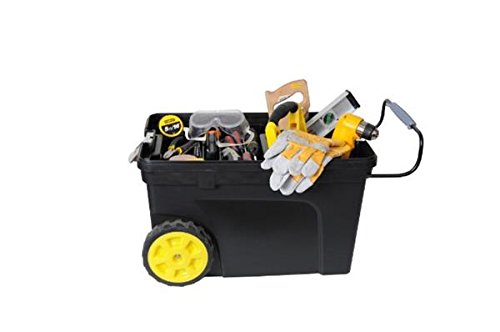 Stanley Mobile Montagebox, entnehmbarem Organizer, für Elektrowerkzeuge, ausziehbarer ergonomischer Stahlgriff, 1-97-503 - 6