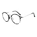 Produktbild REALIKE Unisex Brille Elegant Flacher Spiegel Runder Rahmen Brillengestell Brille Leopardenmuster-Brillengestell Aus,Anti-Blaulichtbrille, Farbe Mehrfache Farbauswahl