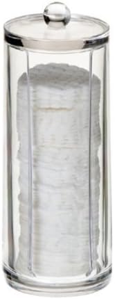 LilGift Cylinder Acrylic Cotton Pad Dispenser by LilGift