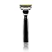 SHAVE-LAB - AON - Manual Razor with 4x Razor Blades (P.6 - 6 blades - for men, black)