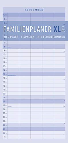 Download Familienplaner XL 2019 mit 5 Spalten