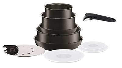 Tefal Set Tefal Ingenio Performance Noir 10 Pièces poêles et casseroles