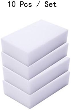 Liuyu·kitchen home Kitchen Decontamination Dishwashing Brush Pot Brush Cleaning Brush Sponge Block Sided Scouring Pad Sponge Rub 10 Pcs / Set