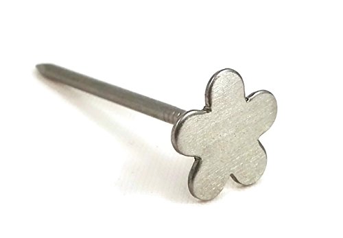 Geschenkset „Hammer & Nägel“ – zur Einweihung / Richtfest / Umzug / Hausbau / Einzug / Hauskauf / Nachbarschaft – Geschenk für gute Nachbarn und Freunde – Schlosserhammer 200g mit Holzstiel + 10 Blumennägel - 6