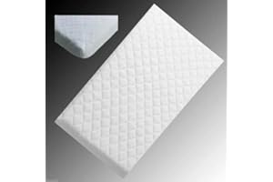 KANDALL Replacement Mattress For Tutti Bambini CoZee Bedside Crib Breathable UK Made 83x52x5cm