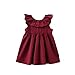 Produktbild lindahaot Kinder Bowtie Backless kurzes Kleid Baby-Sleeveless gefaltetes Kleid