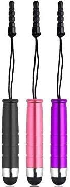 Baba Essentials 4U® Bundle Pack of 3 Black,Pink And Purple Premium Capacitive StylusMini Stylus For SAMSUNG GALAXY MINI S5570 - HTC WILDFIRE S - HTC SENSATION XL - HTC SENSATION XE - HTC EVO 3D - HTC ONE XL - HTC DESIRE S - HTC DESIRE HD - HTC DESIRE G7 - HTC HD2 TOUCH -HTC HD7 - HTC HERO - HTC LEGEND - HTC DESIRE Z - HTC SALSA - HTC SURROUND 7 - HTC HD7 - HTC JETSTREAM - HTC TROPHY