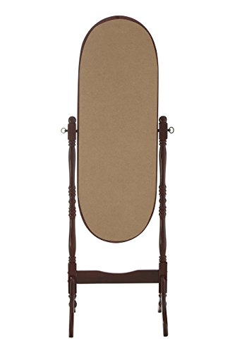 Premier Housewares Holz-Standspiegel, Mahagoni - 3