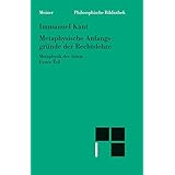 Metaphysische Anfangsgrunde Der Tugendlehre Metaphysik Der Sitten Zweiter Teil Philosophische Bibliothek Amazon De Ludwig Bernd Kant Immanuel Gregor Mary Bucher