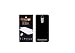Firetalk Mobile Accessory Combo For Lenovo K6 note-(BLACK)(1 Plastic back cover with 1 flexible series tempered) RS.275.00