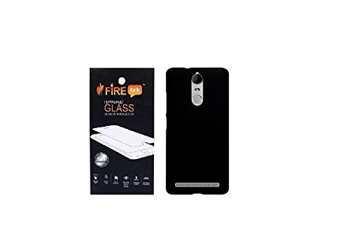 Firetalk Mobile Accessory Combo For Lenovo K6 Power-(BLACK)(1 Plastic back cover with 1 flexible series tempered) RS.275 (72.00% Off) - Amazon