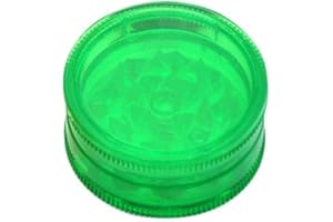JOY STORE Plastikowy młynek do tytoniu i przypraw. Przenośny młynek 40mm do mielenia tytoniu i przypraw. (Zielony)