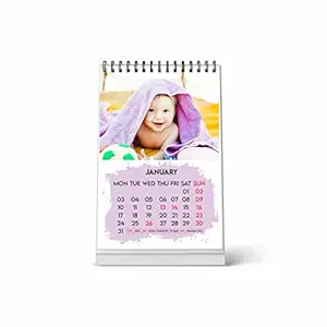 ESCAPER Baby Calendar 2022 for Kids (Desk Calendar- A5 Size - 8.5 x 5.5 inch - 12 Pages Month Wise) | Cute Baby Calendars for Pregnant Women Archives | Baby Calendars Photo | Table Calendars Baby | Cute Calendar