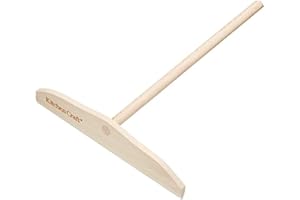 KC BLUE Kitchen Craft Paletta per Crepes in Legno, Carbonio, Beige