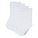 J By Jasper Conran Designer Pack Of Four Babies White Towelling Socks 0-6 Months