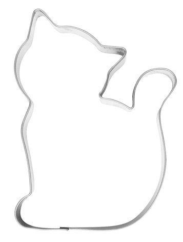 Ausstechform Katze, 9,5cm, Edelstahl