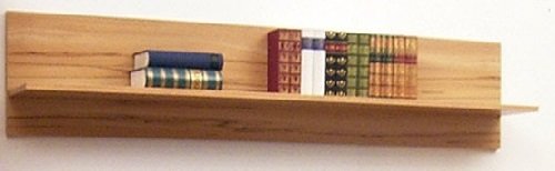 2-2-4-1973: made in BRD - Serie AWK - Paneel mit Ablage - Wandboard - Kernbuche dekor - Wandregal