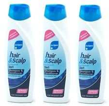 Fórmula mejorada Medipure Cabello & Cuero cabelludo anti Caspa Champú 3 x 400 ml