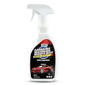 NIAX CWX Ultimate Waterless Carnauba Wash & Wax Spray | Rinseless Auto Washing | 500ml