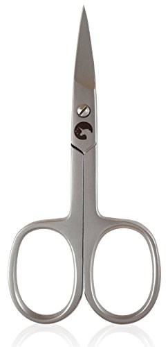 Nagelschere – Extra scharfe Nagelschere mit gebogener Schneide und Spitzenschutz – Für Finger- und Zehennägel – Maniküre und Pediküre - 4