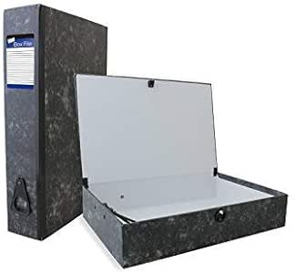 Aufbewahrungsbox A4, Aktenordner-Box, für Büro und Zuhause, Schwarz