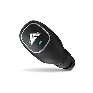 Boult Audio AirBass Monopod in-Ear Wireless Bluetooth Earphones with inbuilt Mic and IPX4 Sweatproof (Black)