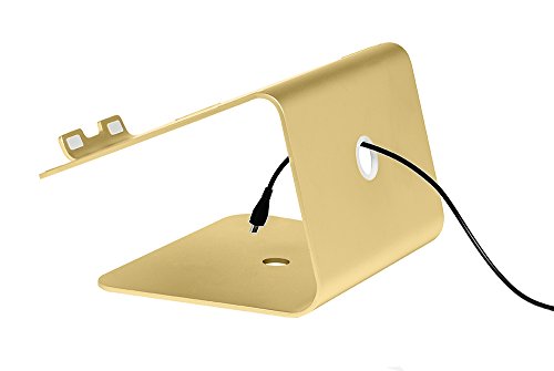 Slabo Notebookhalterung Laptopständer für MacBook / MacBook Air / MacBook Pro / Notebooks „Aluminium“ – GOLD - 7