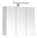Produktbild Allibert 1262511 Spiegelschrank Piano, 60 cm, Weiß