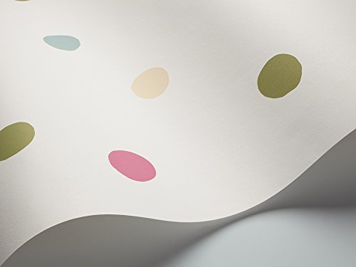 Lilleby 2661 Vliestapete Polka Dots Punkte Pastell-Bunt Weiß - 2