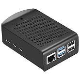 Raspberry Pi 5 Al&uuml;minyum Muhafaza Kutusu - Fansız